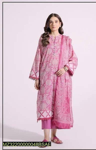 fabric:lawn•pattern:printed• piece: 3 pieces•code:MZ32200000048BSAE 1