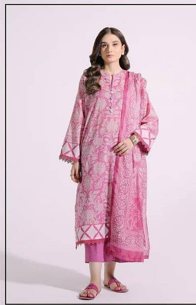 fabric:lawn•pattern:printed• piece: 3 pieces•code:MZ32200000048BSAE 2