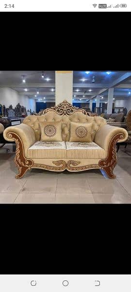 #Chinioti sofa set #wooden sofa #7seater and 5seater sofa #Simple sofa 1