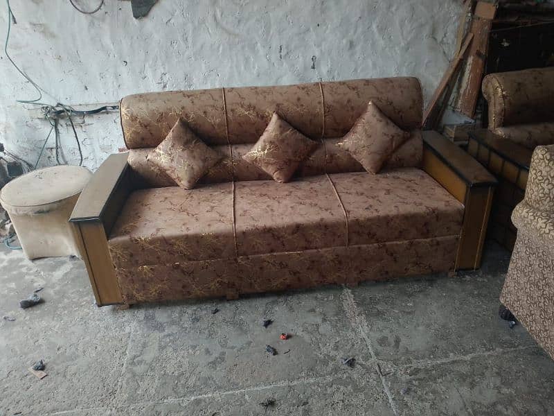 #Chinioti sofa set #wooden sofa #7seater and 5seater sofa #Simple sofa 11