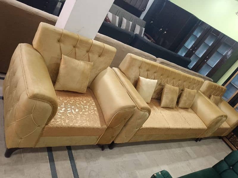 #Chinioti sofa set #wooden sofa #7seater and 5seater sofa #Simple sofa 13