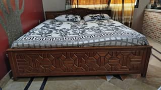 King Size bed with Molty mattress