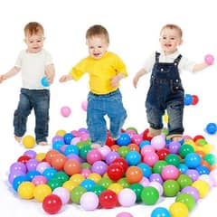 Pack of 50Pcs Soft Plastic Ocean Balls Baby Kid Swim Toy 0