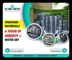 Waterfalls - Fountains - Vertical Garden Designers (0333-5556007)