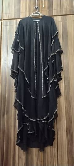 3 layers New Abaya ,only one time used