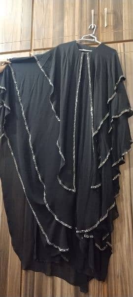 3 layers New Abaya ,only one time used 1