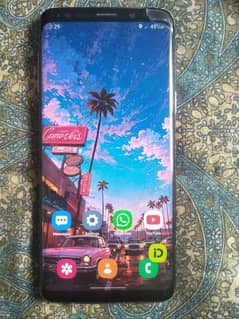 sumsung galaxy s9 pta black glass thora sa damage ha work sara karta h