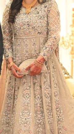 bridal beautiful dress/ wedding dress/ bridal outfit/ walima maxi