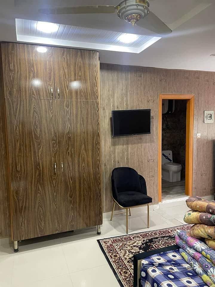 One Bed Fully Furnished Brand New Studio Apartment For Rent In Phase 7 Bahria Town 3