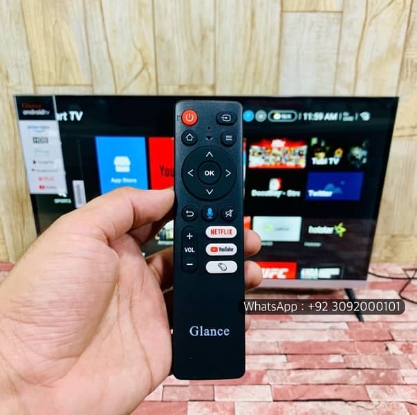 New 32" Smart Led Tv New Model |  Voice Remote Boderless Glance 4