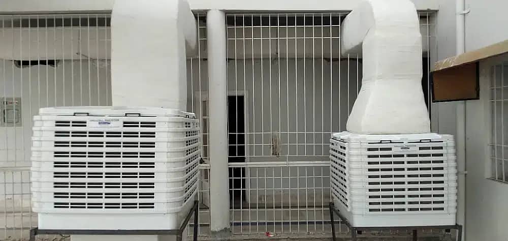 evaporative duct cooler/ducted chiler air fresh duct 7