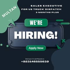 Sales Agent required for my Dispatching Agency .