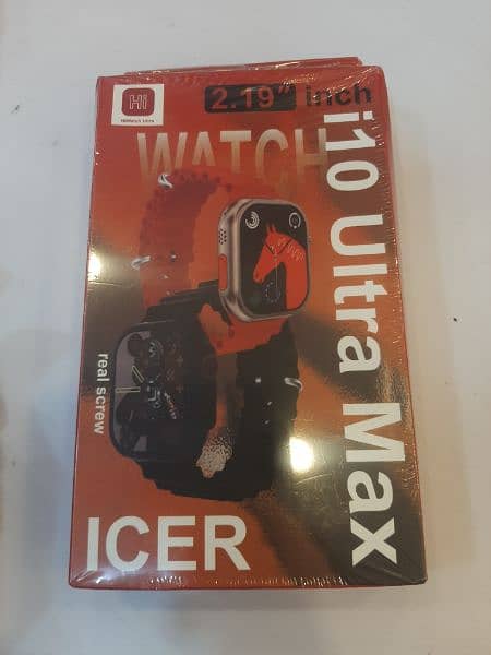 i10 Ultra Max Smart watch 10/10 new bran watch box pak 3