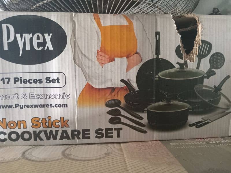 17 piece cookware non stick 3