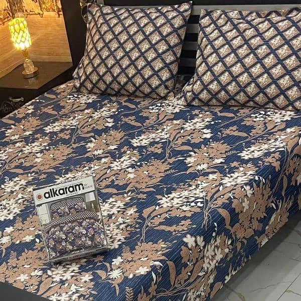 cotton printed double bedsheet 1