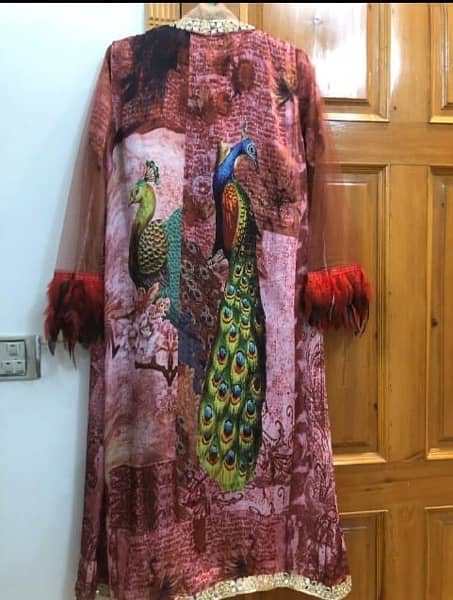 silk gown for girls with inner 1