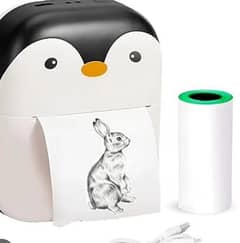 Rechargeable Penguin Mini Printer