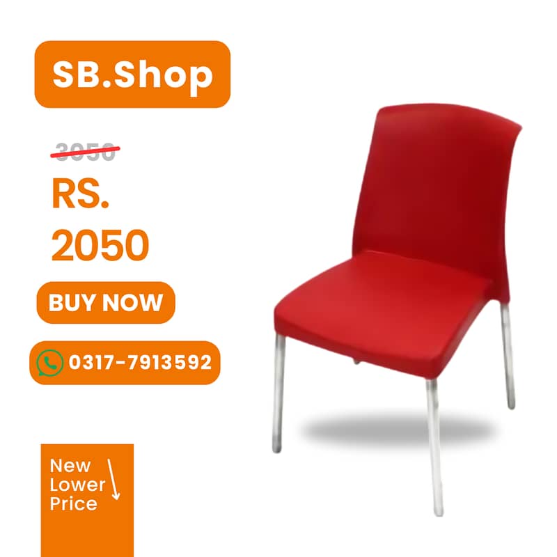 plastic chair with table for sale -Dilivery All karachi- outdoor Chair 3