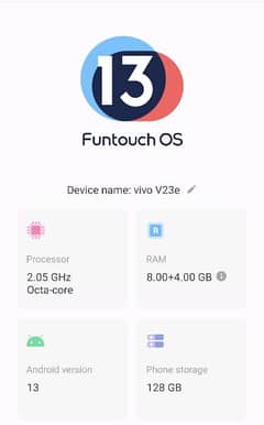 vivo v23e 8/128 black 0