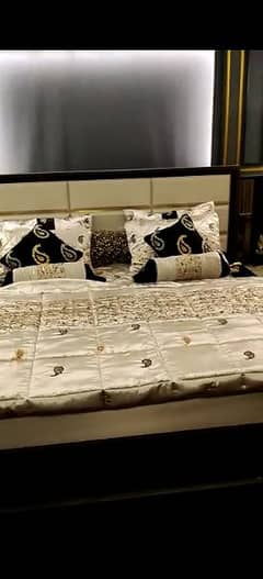 Shekani's Bridal Premium silk Bedsheet 0