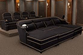 leather sofa/6 seater sofa/office sofa/restaurant sofa/auditorium sofa 5