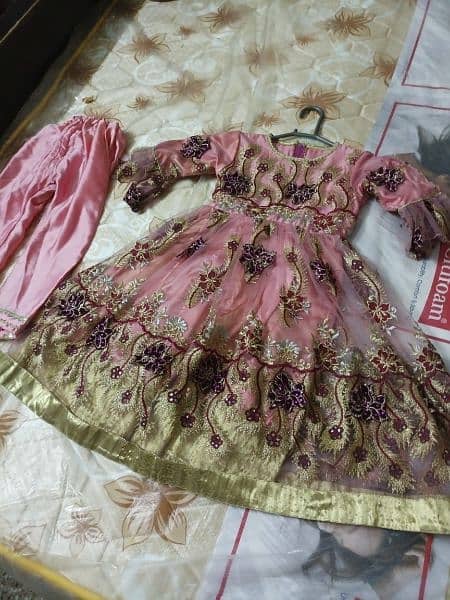 just one time used homemade party wear dress 1