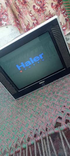 haier tv flat 21 inch fresh condition