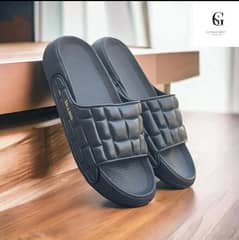 men,s leather casuals slide slippers Medicate