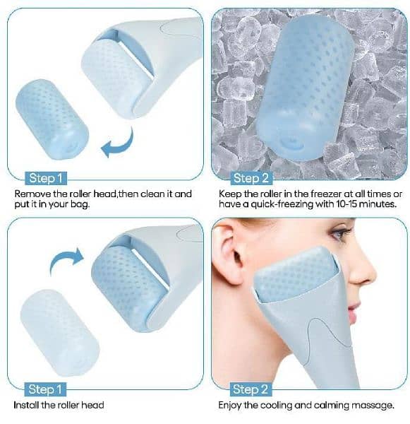 Rolling ice care roller for face and eyes 3