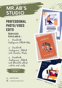 Video and photo editing services