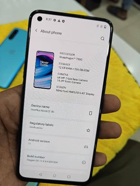 ONEPLUS NORD CE 12/256GB SNAPDRAGON 5000"MAH BEST PRICE AVAILABLE NOW 1