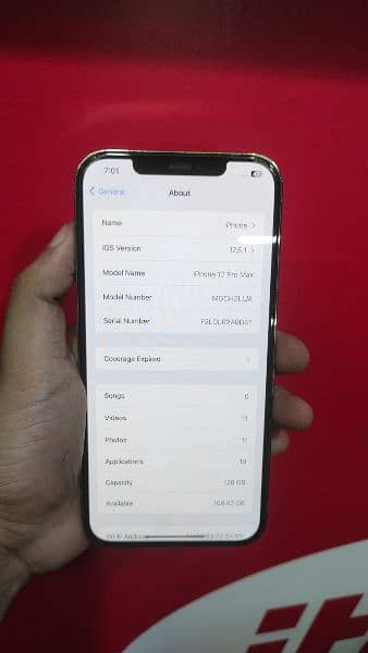 iPhone 12 pro max 128 non pta 4 months sim worked 10/9.5 condition 6