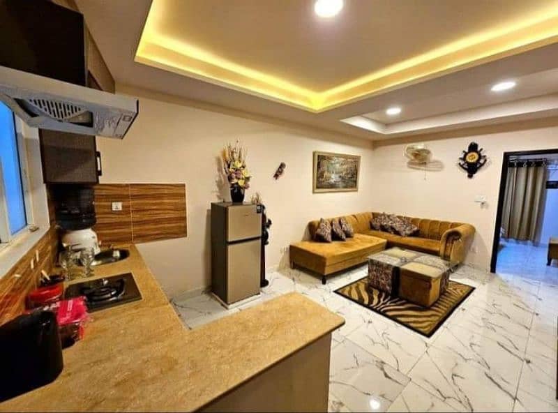 per day daily basis one bed apartment with tv lounge 5