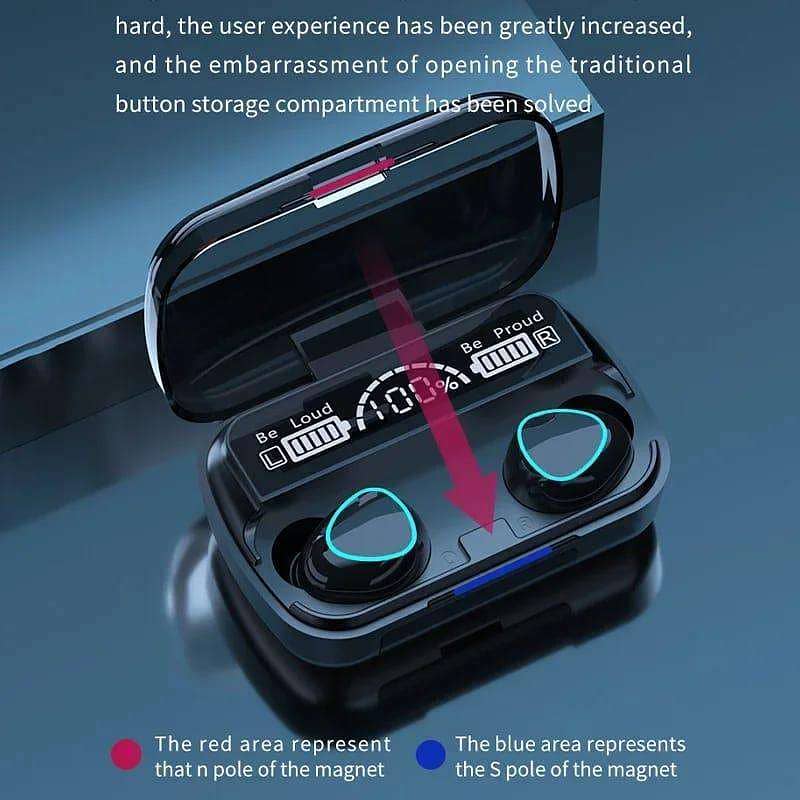 M10 Digital Display Case Earbuds (Cash On Delivery) 2