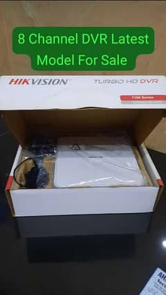 Hikvision 4MP and 8 channel DVR + Lcd