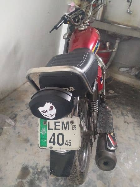 Honda CG 125 model 19 for sale 4