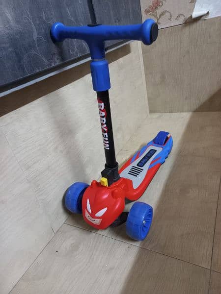 kids scooty 3 wheels adjustable height 2