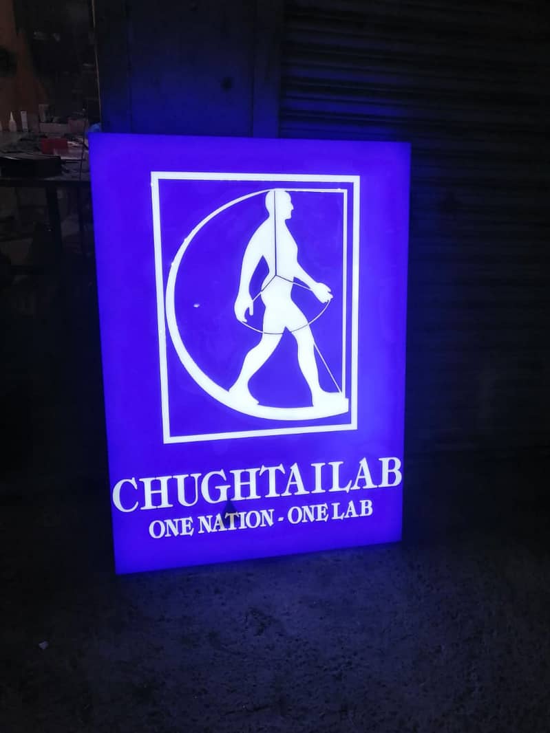 3d sign board bnwae / 3d sign board / Neon sign board 1