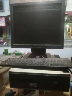 hp compaq dc7900 with dell lcd. keyboard mouse complete system. 0