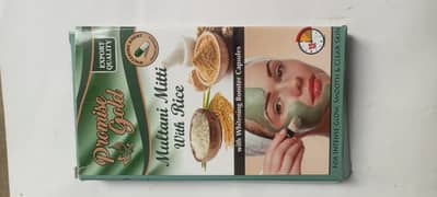 Multani and rice mask with whitening capsule