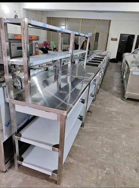 kitchen Equipment/ Fryer/ Hot Plate/Shawarma Counter kitchen equipment 19