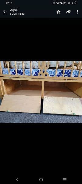 Wooden baby cot | baby cot | Baby bunk bed | Baby prams (0-7 years) 3