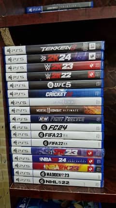 Ps5 and PS4 games available