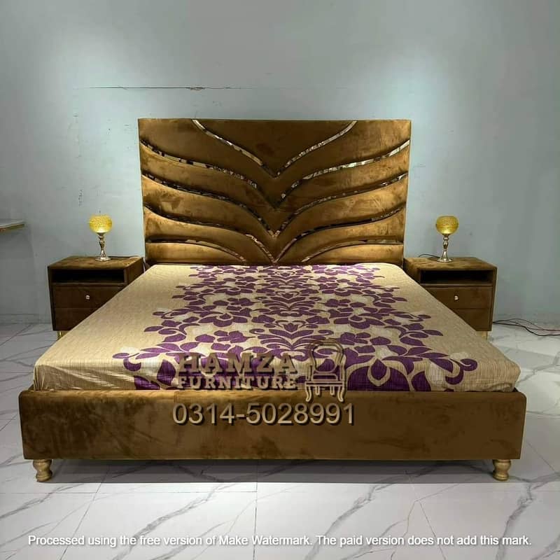 King size bed set  | bed set | wooden bed set | bed sale | 03305746921 1