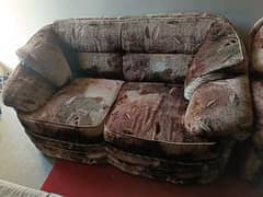 six seater sofa set well condition