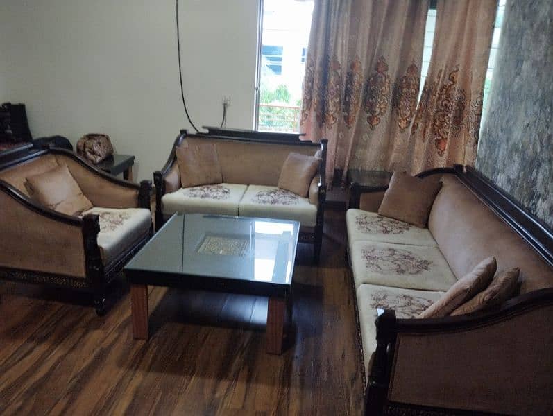 white and brown sofa set 3