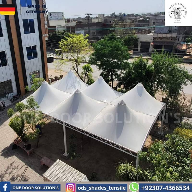 Tensile Car Parking / Car Porch Shed / Cafe Roofing / Pole Shed 2