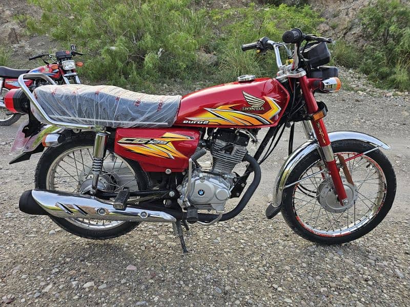 Honda 125 Red Color 2021 model lash condition 2