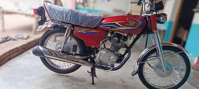 Honda cg125 model fresh ,year 2016 condition new