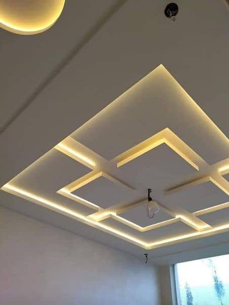 False Ceiling,Gypsum Board,3D Wallpaper,Vinyle Wood Floor,Pvc,Blinds 13